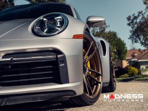 Porsche 992 Custom Wheels - S17-06 by Vossen - Satin Bronze Porsche 992 Custom Wheels - S17-06 by Vossen - Satin Bronze